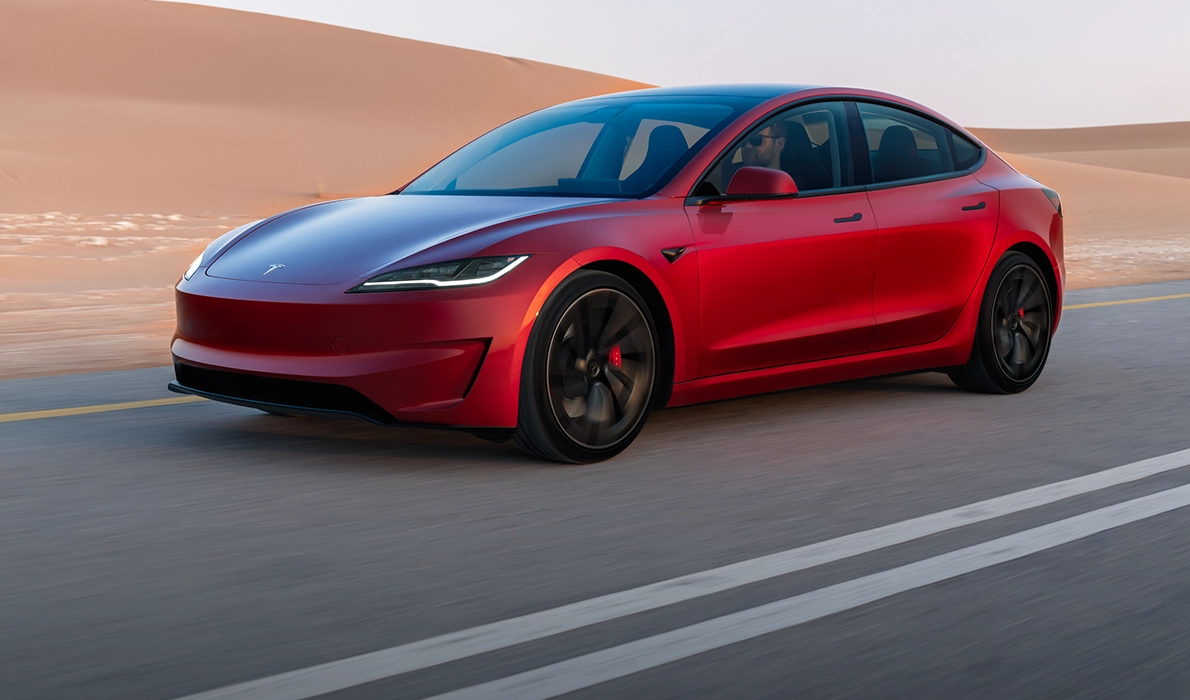 Tesla Model 3 electric sedan